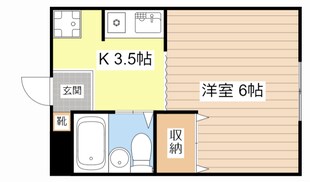 サテンドール草津の物件間取画像